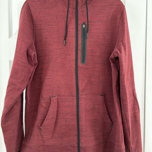 Red Zip-Up Hoodie